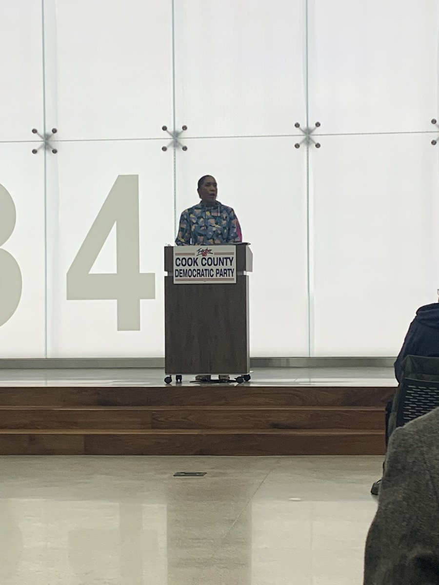 Watching <a href="/LtGovStratton/">Lt. Governor Juliana Stratton</a> discuss the work she and <a href="/JBPritzker/">JB Pritzker</a> have done for the State of IL.