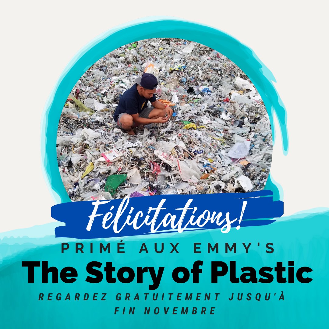 noplasticfrance's tweet photo. Le film documentaire primé aux Emmy’s #StoryofPlastic est disponible GRATUITEMENT pour une durée limitée ! Rassemblez vos amis et votre famille et regardez le film avant le 30 novembre.
https://t.co/D8W8yOaNcF
#BreakFreeFromPlastic #StoryofStuff #PlasticPollutes https://t.co/00tM01qLd8