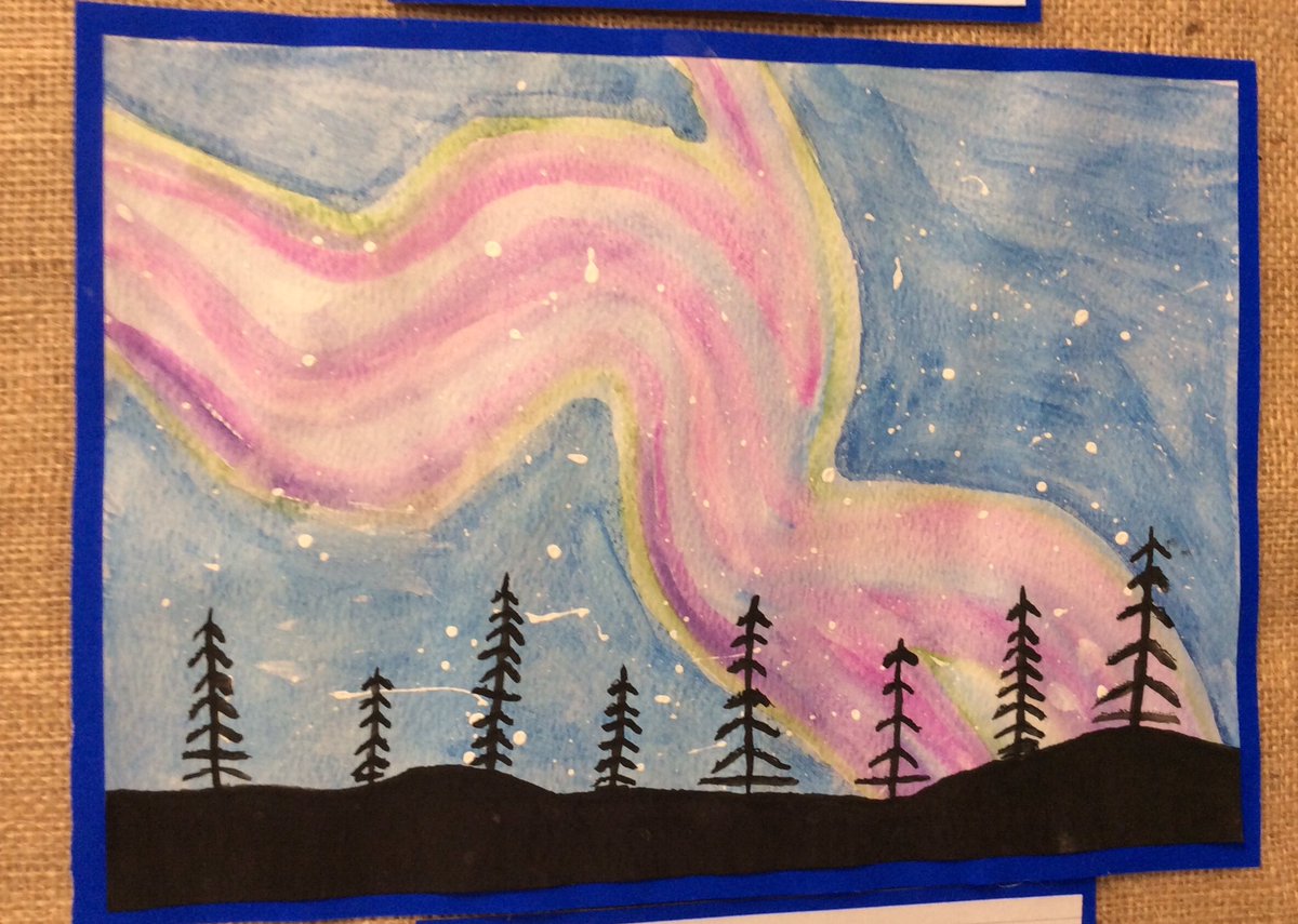 mabsy6a's tweet photo. Y6 have really enjoyed writing poems and creating watercolour paintings to display in our classroom. Aren’t they spectacular? ✨ 🎨 https://t.co/90BHN7SYV4