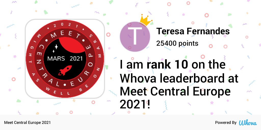 deusanjo's tweet photo. I made it! #10 on the leaderboard at #MCE21 via Whova event app https://t.co/HOz8UjNTej https://t.co/xK1uNipmWu