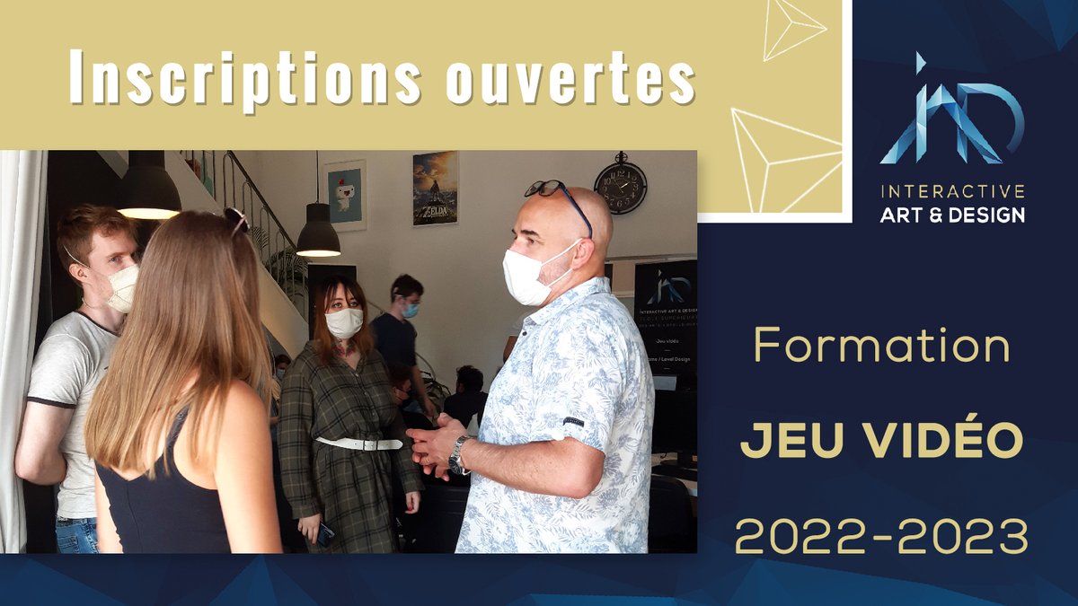 IAD_3D's tweet photo. Tu es passionné par les jeux vidéo, et tu cherches une formation?
Les inscriptions chez IAD sont ouvertes ! 🎓
Comment faire? Remplis le formulaire en ligne, c’est gratuit et non engageant : https://t.co/3VXhw3J4B9
#iad3D #orientation #formation3D #videogames https://t.co/WgKBj38CuF