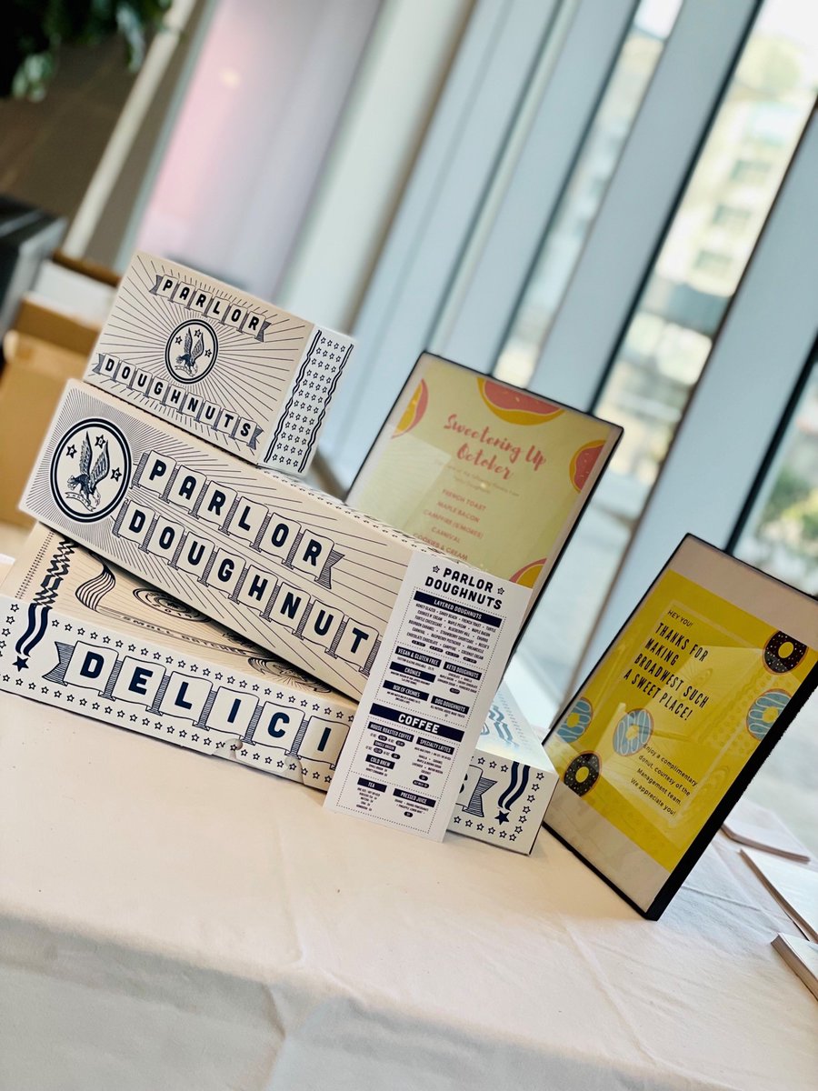 Mornings at Broadwest have never been sweeter 🍩

A special thanks to our next-door neighbors, @parlordoughnut, for sweetening up our October with a delicious spread of handmade doughnuts. 

#broadwestnashville #broadwestresidences #midtownlifestyle #parlordonuts #happyoctober