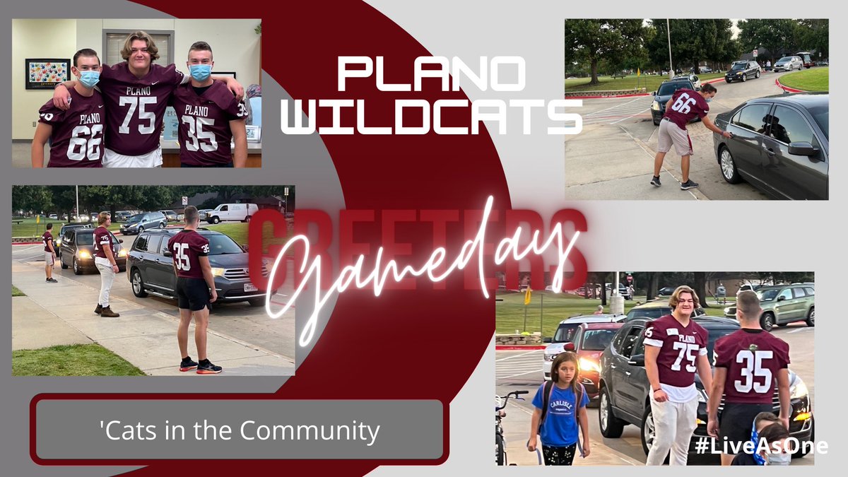 Gameday Greeters we’re all over Plano this morning! <a href="/Bguff_68/">Bryson Guffey</a> <a href="/ChadSmithJr13/">Chad Smith Jr</a> <a href="/Ethan_Hemby/">Ethan Hemby</a> did a great job at <a href="/CarlisleCoyotes/">Carlisle Coyotes</a>