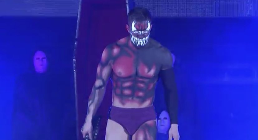 Finn Balor Demon entrances at Wrestlemania and Wrestle Kingdom. 