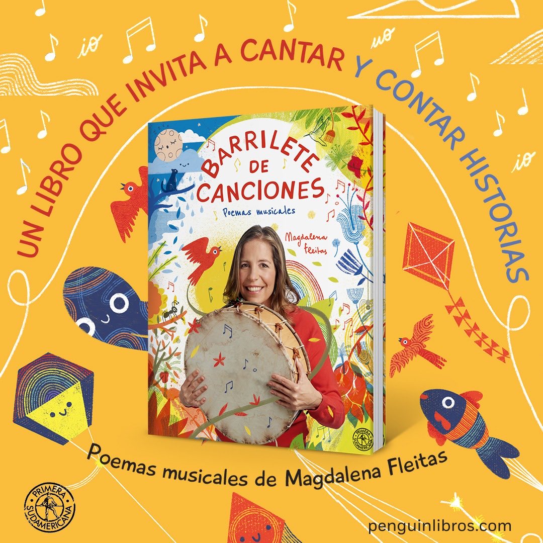 ¡Un mes lleno de lanzamientos!
🏵 Salió mi nuevo disco“Ronda de Risas-El Cancionero” 
➡️ Lo podes encontrar en todas las plataformas digitales
📚 Mi libro “Barrilete de canciones- Poemas musicales” se encuentra disponible en todas las librerías del país
¡Que alegría!