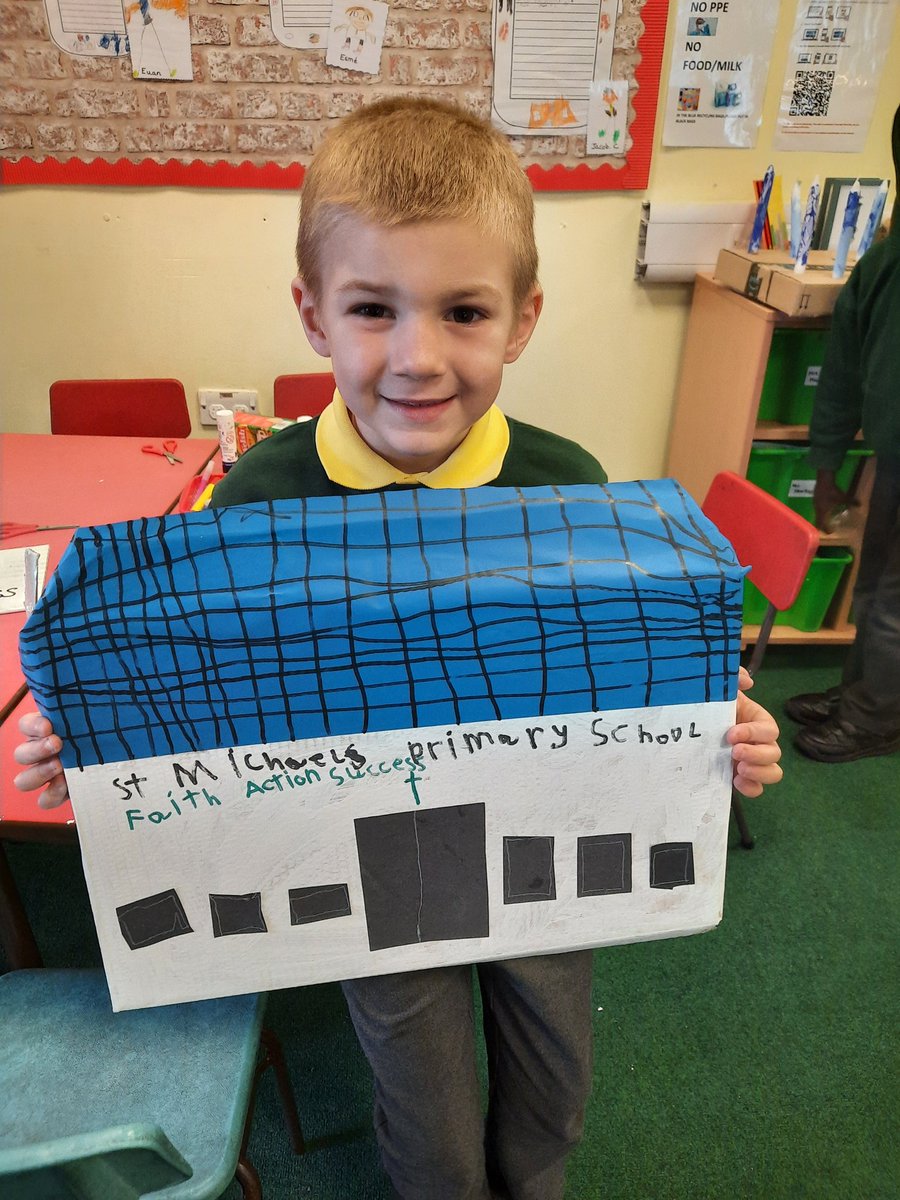 stmichaelswales's tweet photo. We have been busy in Doabrth Melyn creating our own community out of junk modelling. Can you recognise any of the buildings/ vehicles from our local area? #creativecatryn #4core #streetdetectives @Cornerstonesedu @CSCJES @CSC_FP https://t.co/ApPtHeWK0Q