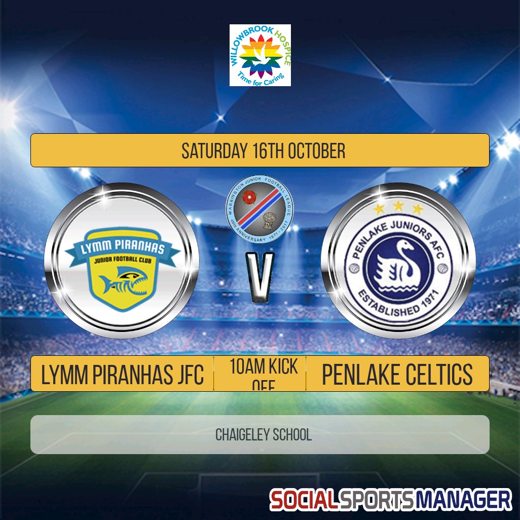 9Penlake's tweet photo. So tomorrow's game sponsored by @wbhospice  is an away trip to lymm. We are playing well at the moment #upthelake #penlakecetlics #oneclubonefamily https://t.co/AQwCjbDEBM