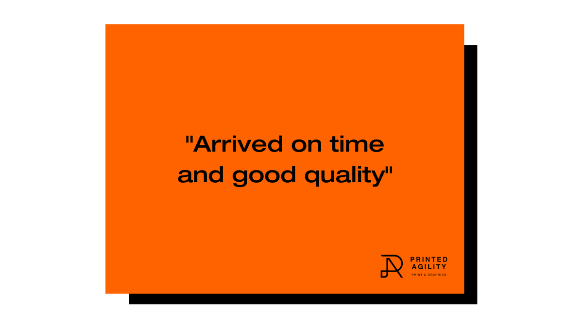 PrintedAgility's tweet photo. Thank you for the kind feedback!🧡

If there's a problem with anything, we aim to get it sorted as soon as possible. 

We ensure to get your prints out when they are scheduled to and keep our customers happy!

Head to our website: https://t.co/UljP2hGKt8 https://t.co/9fMiJzs6qA