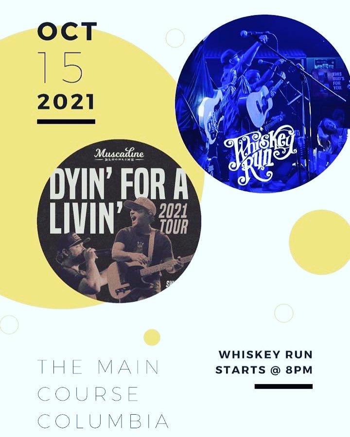 whiskeyrunga's tweet photo. Supporting @MuscadineBLine TONIGHT
@shelbyrayeofficial starts the evening off at 7pm acoustic duo- and #whiskeyrun @ 8pm 
Muscadine Bloodline @ 9:30pm
Tickets $20.00 in ADV/$25.00 day of show https://t.co/bEv15rTApF See y’all tonight 🤘🏻 

#whiskeyrun #daveandsabo https://t.co/ZGYfaOG1gp