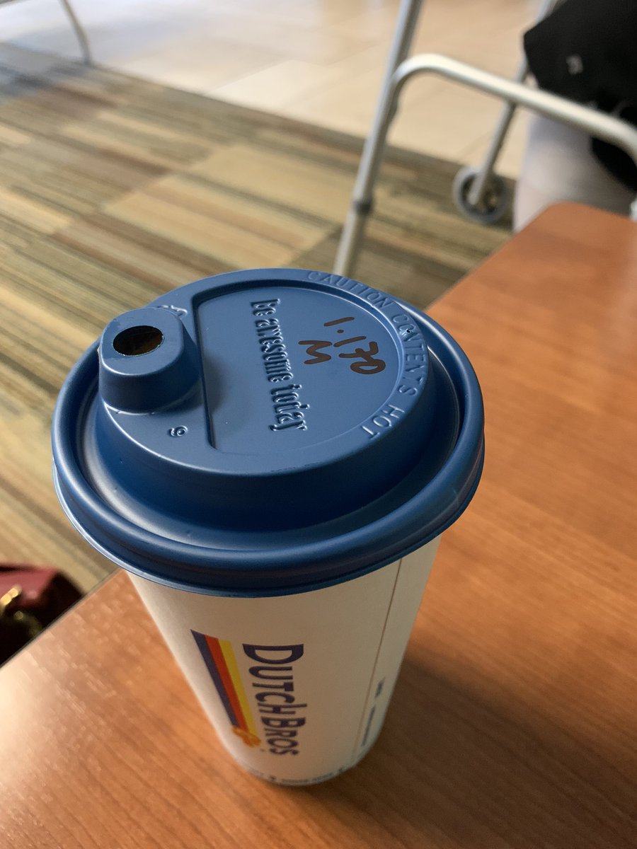 MLZeiders's tweet photo. My first visit to @DutchBros &amp; I’m invited to be awesome today. That’s my plan😎 https://t.co/CdXwjO7dpr