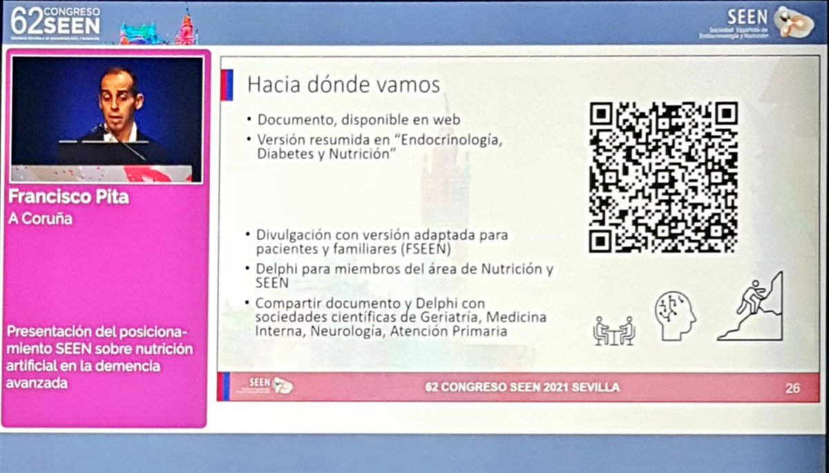 mdballesteros's tweet photo. Posicionamiento SEEN sobre tratamiento médico nutricional en demencia avanzada #planificacioncompartidadelaatencion En  #SEEN2021 #EmbajadorSEEN @sociedadSEEN @nutriSEEN Excelente presentación @doutorpita Trabajo en equipo @irene_breton @juliaal38332018 @PacoBotellaRom @jjudez https://t.co/zSZfgdCGI1