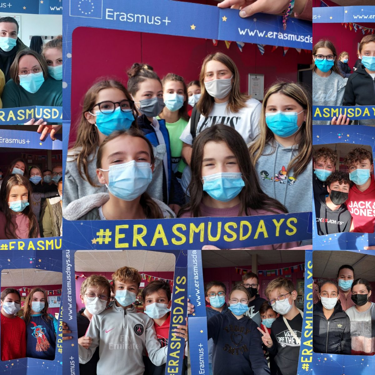 #ErasmusDays2021 at collège Calmette et Guérin, students are ready for our new project on sustainable development view.genial.ly/6167d98cd5db6f…
