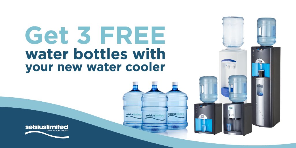 SelsiusLtd's tweet photo. 📣 📣We’re are now offering 3 x FREE 19 litre water bottles with every new water cooler contract* 📣📣
View our range https://t.co/1apWHKpqzL
*T&amp;C’s apply.
#business #businessowner #smallbusiness #SME #northeast #gyms #school #WaterCoolers https://t.co/dqAW5XQKY2