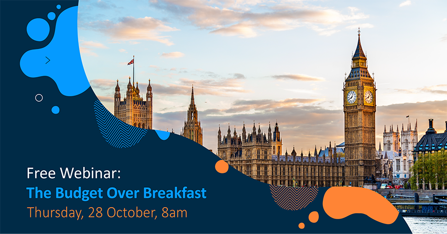 The Budget over Breakfast – join us on 28th October, 8am when we will look at the Chancellor’s key announcements in his Autumn Budget and discuss what they could mean for businesses and self-employed individuals. Sign up here: us02web.zoom.us/webinar/regist…