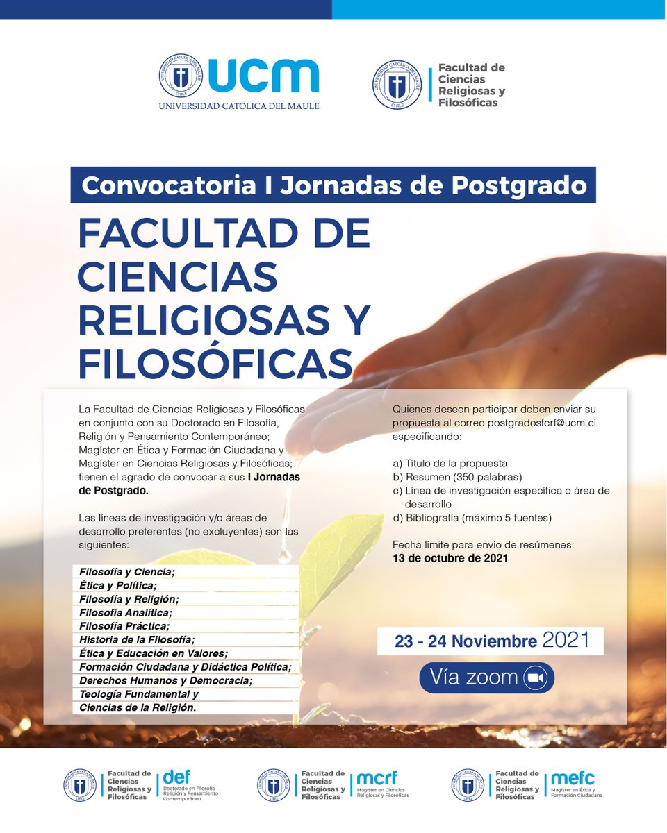 Cs. Religiosas y Filosóficas UCM tweet media