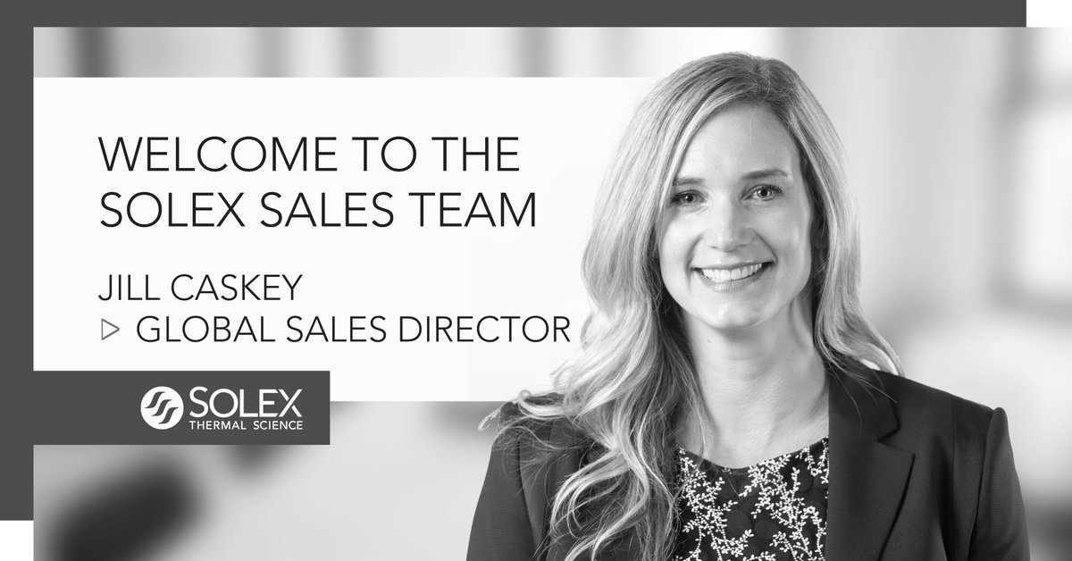 Solex is excited to announce Jill Caskey as Global Sales Director. 'I'm looking forward to leveraging my 10 years in technical inside sales, which has given me an in-depth knowledge of how our technology can help solve even the toughest #heatexchange challenges.' #employeewelcome