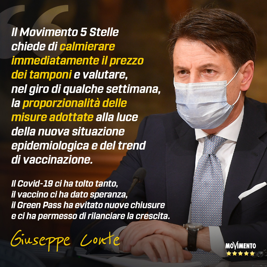 Mov5Stelle's tweet photo. Il costo dei tamponi va calmierato ulteriormente, perché chi vive in situazioni di indigenza deve avere la possibilità di fare un test senza che pesi in modo drammatico sul bilancio familiare. Su questo ci aspettiamo un impegno chiaro da parte del governo.

 @GiuseppeConteIT https://t.co/lNCBWZPYAr