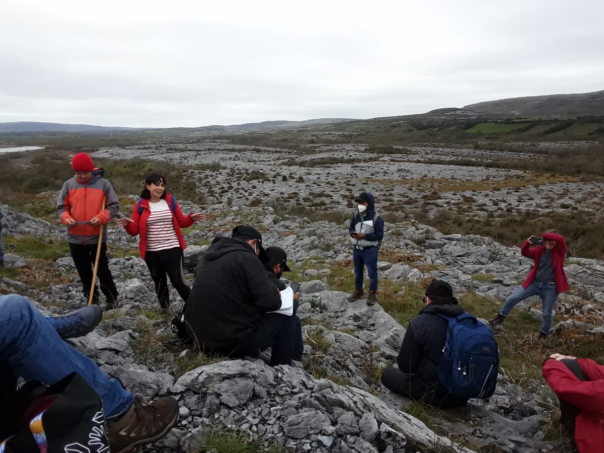 A walk in Mullaghmore this morning with the #zapatistas delegation reminding us that another world is possible - otro mundo es posible! 
#LaGiraZapatistaVa