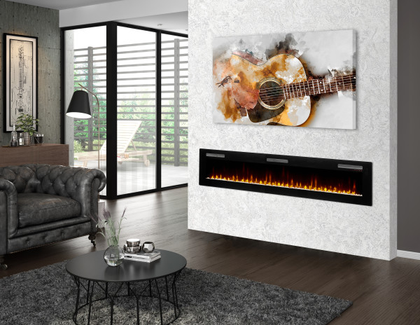 Dimplex_NA's tweet image. The Sierra electric fireplace is a beautifully customizable linear option for any room!
Customizable flame and ember colors.
Choice of pebble, acrylic ice or log bed.
Equipped with room temperature control.
Installs into the wall, mounts onto the wall, or sits with a table stand.