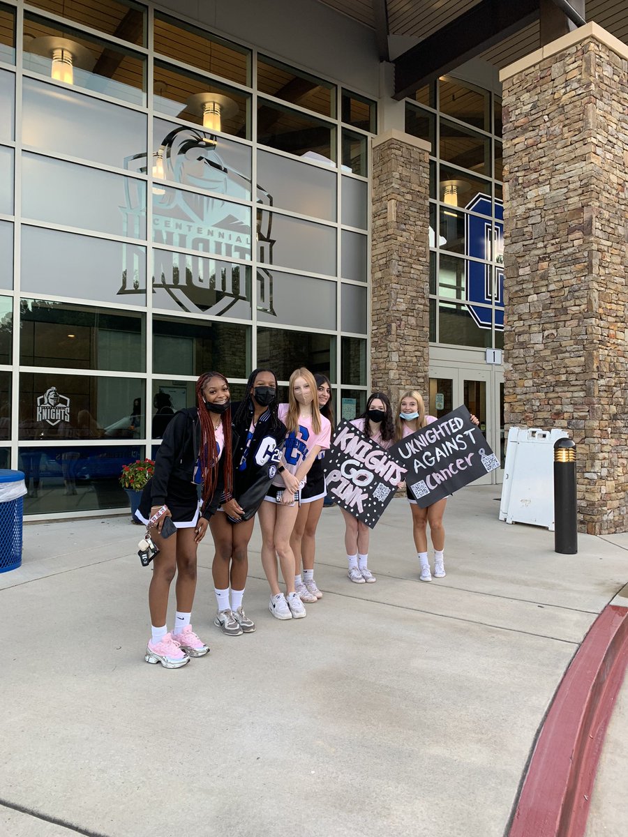 GoKnightsCheer's tweet photo. PINK OUT 💗💗💗 TONIGHT @ 7:30pm @ The Fortress! Cheer is raising money for American Cancer Society! Link to donate: https://t.co/PXuS7BXvPv https://t.co/OrWvmCe2Xq