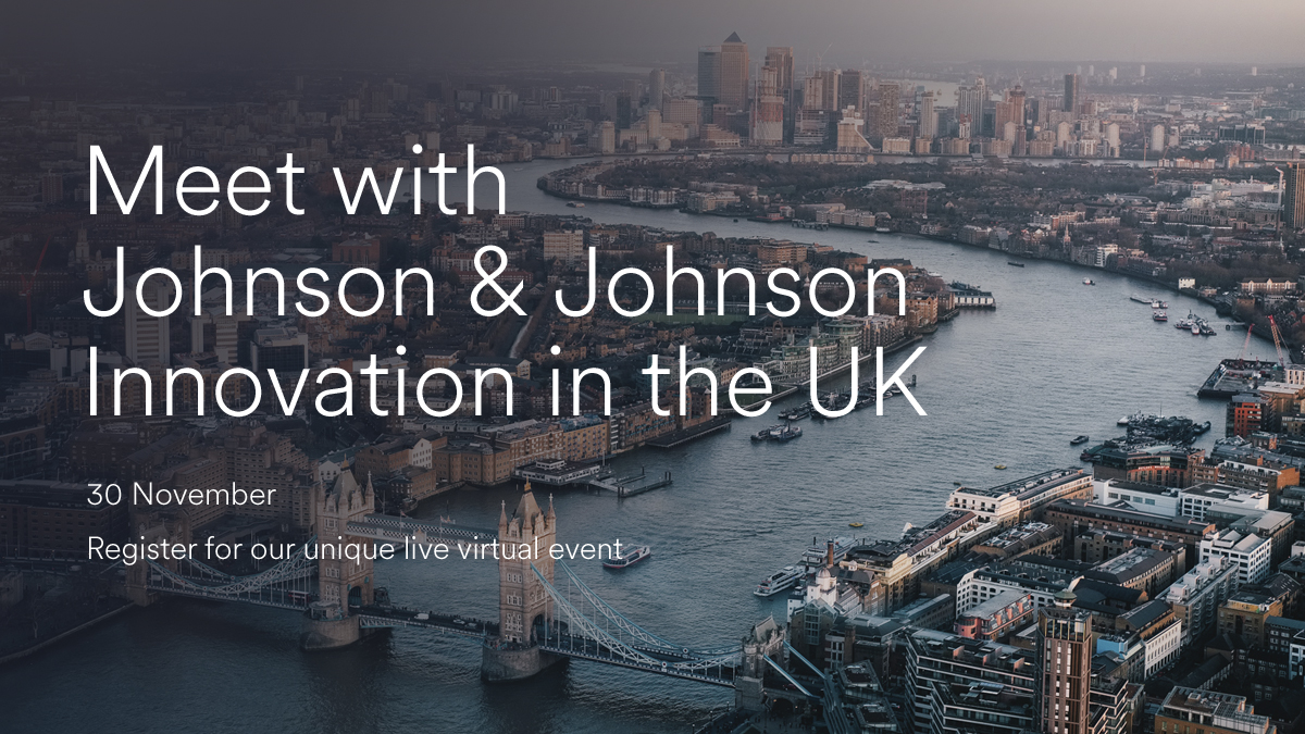 Attention UK-based innovators! 🇬🇧 We are looking to connect with start-ups, entrepreneurs and researchers in the pharmaceutical, medical devices and consumer health fields. If this is you, tune in on 30 November to learn how we could work together. 👉 jji.jnj/meetintheuk