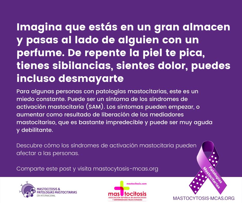 mastocitosis_es's tweet photo. Descubre cómo los síndromes de activación mastocitaria pueden afectar a las personas.
#PatologíasMastocitarias #Mastocitosis
#MCDay #MCAS #mastocytosis #MCAD #HaT #KnowYourMastCells #20DeOctubre https://t.co/zyzHCIiQGz