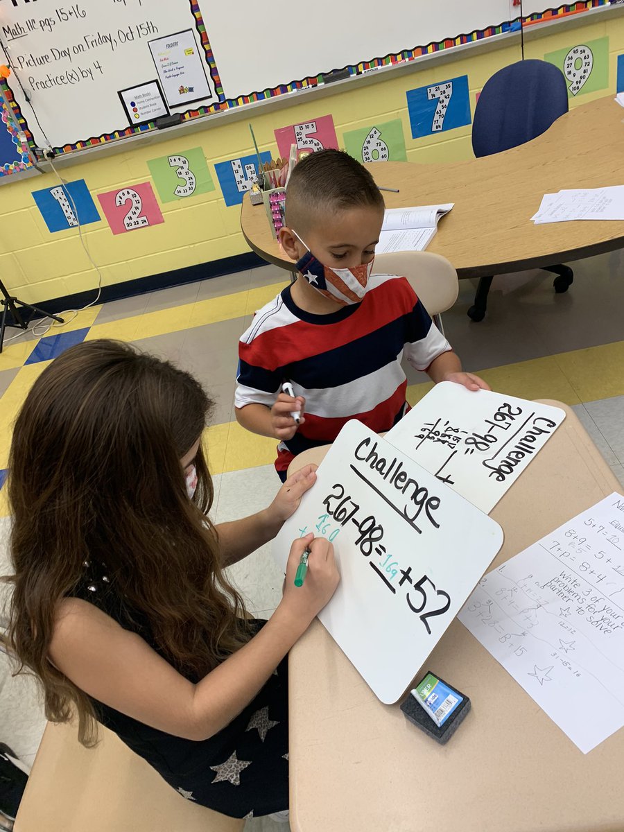 This week was busy reviewing and extending our math skills. <a href="/wfschool/">West Freehold School</a> #FTS4RKids
