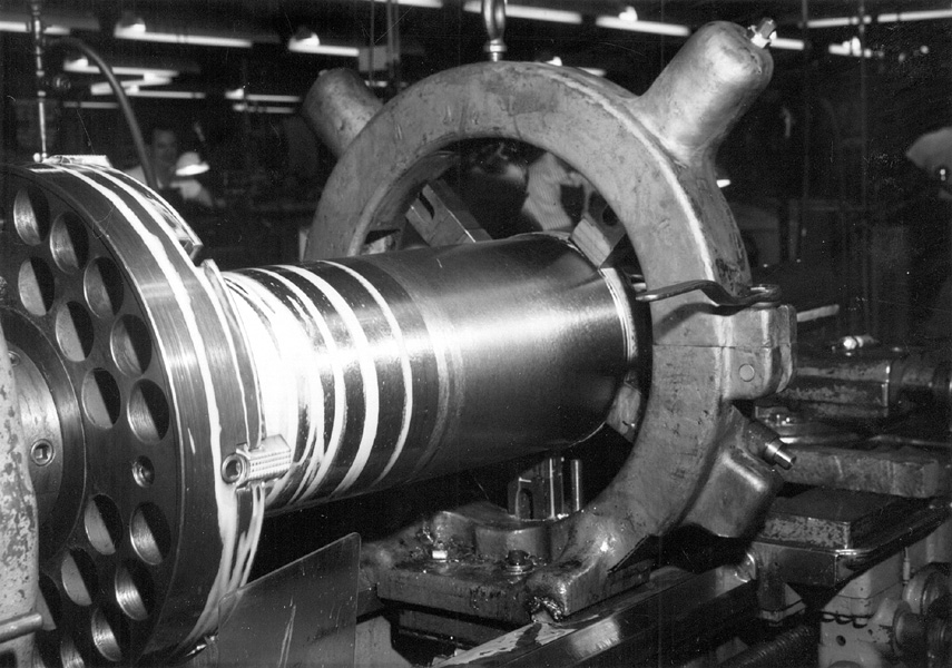 This was the largest casting made by Haynes Stellite at the time. It was made of Haynes Stellite alloy # 4 in October 1961 and weighed approximately 1,100 pounds before machining. It was made for the Chase Copper and Brass Company of Waterbury, Connecticut. #hchistory