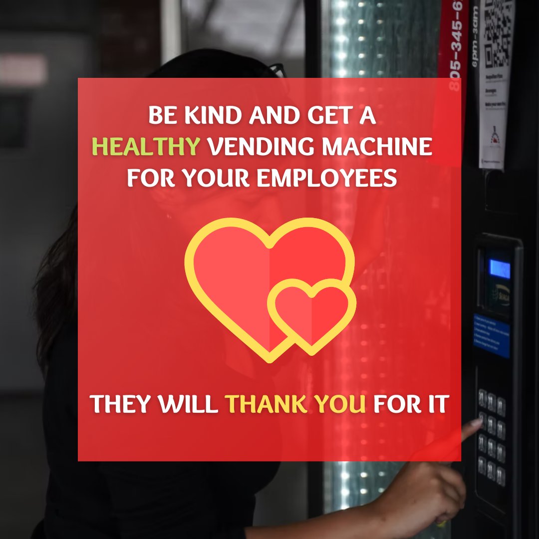 HighVending's tweet photo. Keep your #employees #healthy and #energized throughout the day by giving them access to #healthyFood choices in the #workplace.

Call us at 845-325-5638 to find out how you can get a free #HealthyVendingMachine from us. To learn more, visit our website https://t.co/AcMBxxrAHt https://t.co/KXGRFA72MD