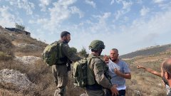 $Israeli settlers and soldiers jointly attacked Palestinian farmers and the activists escorting them to their lands for the olive harvest today in Salfit.  Settlers came to attack from the settlement of Ariel, built on Palestinian lands in Salfit. <a href="/SavePa2/">SavePalestine</a>