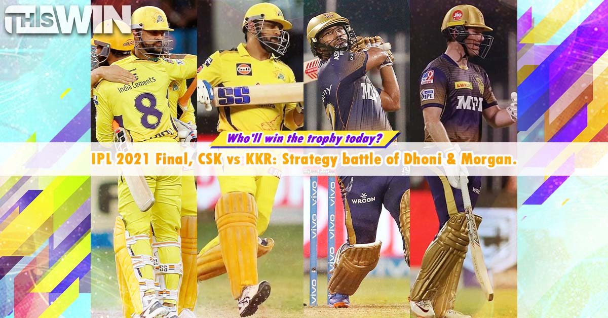 ThisWin88's tweet photo. 🔥𝙁𝙞𝙣𝙖𝙡𝙚 𝙏𝙞𝙢𝙚🔥
#CSKvKKR All eyes on trophy🏆
#IPL2021Final kick off at 7:30 PM IST in Dubai.🏟
Next stop will be … #T20WorldCup🚏
.
Join us &amp; support your fav team 👉 https://t.co/3lLL7PHT1Y
Go #ThisWin , Go Betting, Get Winning🏆💰✨

#CSK #WhistlePodu #KKR #cricket https://t.co/Fc5ka2JRQf
