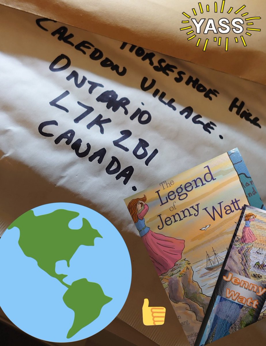 Just posted another couple of Jenny Watt books to Canada. They wanted them for presents and thought it would be best to order early. Hope the recipients enjoy reading a little bit about Bangor Bay & Belfast Lough. #jennywattscove #jennywattscave #theledgendofjennywatt https://t.co/ytP5wThyqm