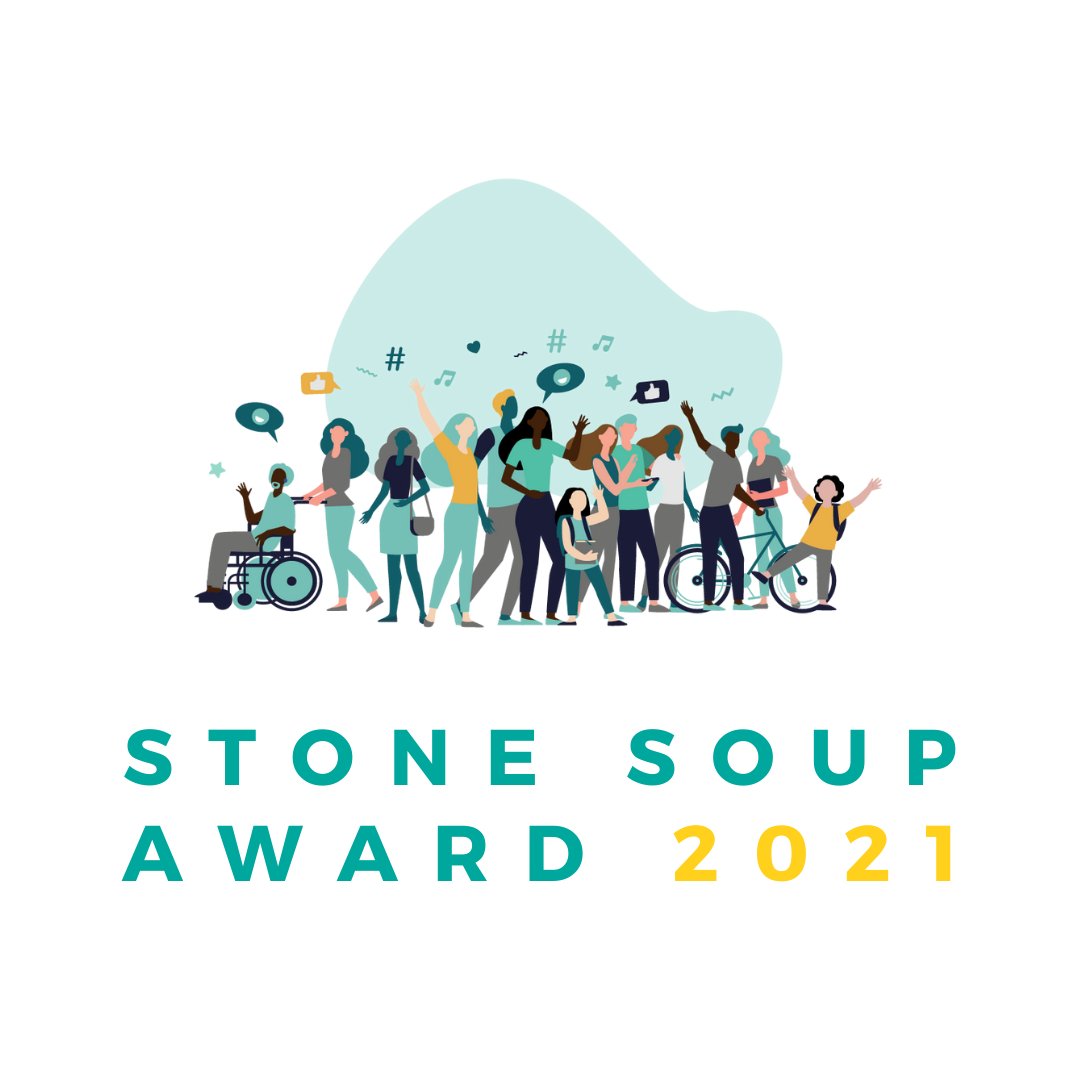 ClaradeBienass's tweet photo. The Stone Soup Award 2021 will dedicate its 5,000€ fund to a research studying Diversity and Inclusion in the workplace. Stay tuned: https://t.co/HJNS1NZgtc
#stonesoupaward 
#diversityandinclusion 
#socialinnovation https://t.co/D9pNUMUg99