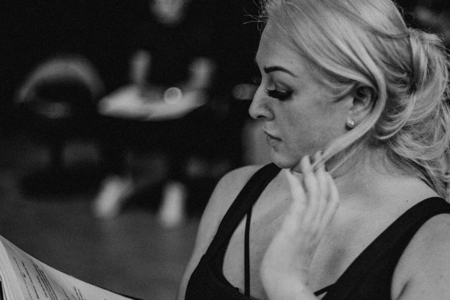 Co Principal TAMARA LEE SMART in #onenightwithmarilyn rehearsal