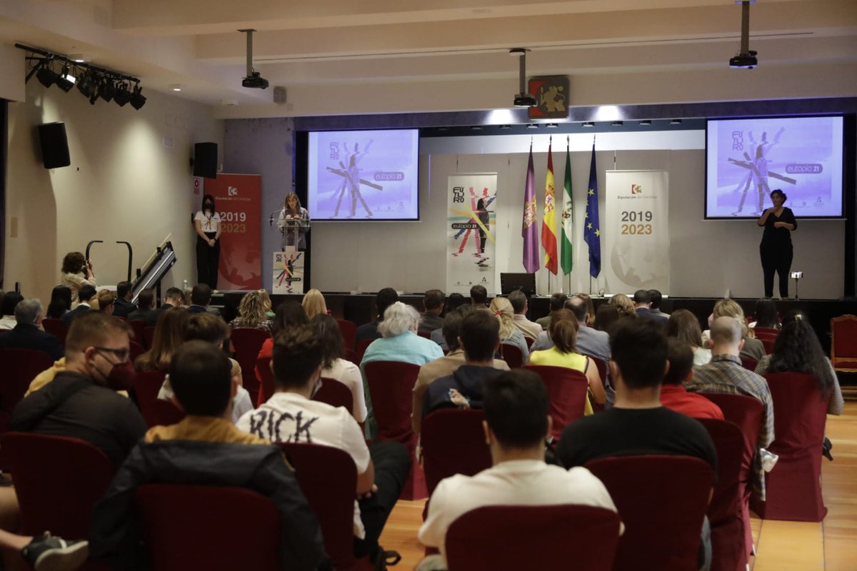 eutopiafest's tweet photo. 📌 Presentación 16 edición del FESTIVAL EUTOPÍA FUTURO 2021 𝐝𝐞𝐥 𝟏𝟓 𝐚𝐥 𝟐𝟒 𝐝𝐞 𝐨𝐜𝐭𝐮𝐛𝐫𝐞 📍 en el Palacio de la Merced en Córdoba.

ℹ️ Más Información: https://t.co/MpiIpUB5Vj

#festivaleutopia #eutopia21 #eutopiafuturo #cordobaesp #juntadeandalucia https://t.co/hKIBJjKMWx