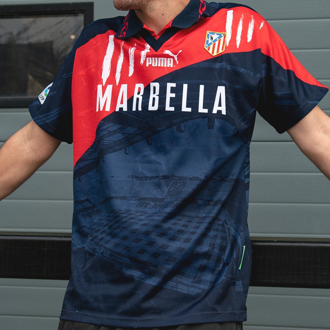 Classic Football Shirts on Twitter: Coming Soon... 🔥 The Atlético Madrid 1995 away from Puma featuring the Vicente Calderón within the design! Will be hitting the site soon. https://t.co/WAdHswDBkz" / Twitter