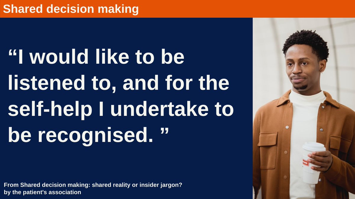 Shared decision making recognises patients as experts in their own healthcare decisions. 

Take part in our Shared decision making programme to expand your communication skills and embed shared decision making into your practice.

Visit: cppe.ac.uk/career/sdm