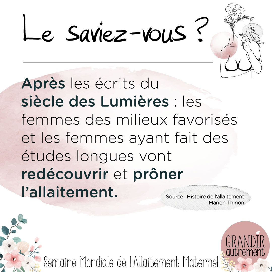 GrandirAutremen's tweet photo. Après les nourrices, après le biberon, les femmes vont redécouvrir l'allaitement maternel !🥰
Retrouvez une anecdote ou une date en rapport avec la SMAM par jour 😄
Source : https://t.co/GM9EOt5hKw
 #SMAM #SMAM21 #anecdote #magazine #maman #famille #enfant #ecofriendly #parenting https://t.co/QkXbsZmtyw