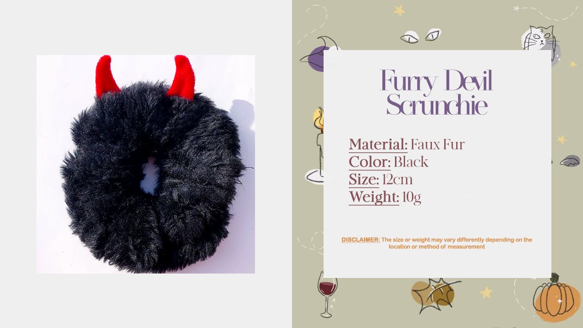 chiffonkr's tweet photo. High-quality, hand-made products for everyday use?
⠀⠀⠀⠀⠀⠀⠀⠀⠀𝒄𝒉𝒊𝒇𝒇𝒐𝒏 brings it to you.

⠀⠀⚹⚹ Furry Devil Scrunchie⠀» » »⠀￦22,000

Buy yours now: https://t.co/7MdEgjWc3M https://t.co/blVzdWiiEf