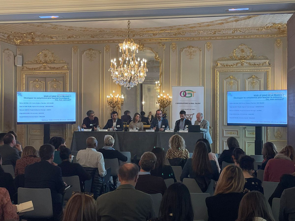 csod_FR's tweet photo. 🔵 Hier, focus sur le #learning à la 12ème Convention Annuelle de la Formation &amp; du Développement des Talents avec le @GroupeRHM.

Développer les #compétences pour favoriser la croissance, oui, mais comment ? Notre #Cornerstar Alain de Saint Palais livre les clés du succès. #OGT https://t.co/tYBwYL1r4T