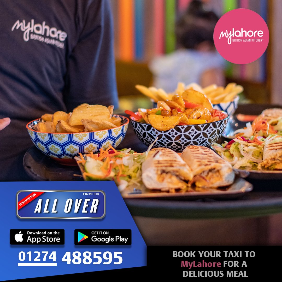 One of our driver’s favourites, a delicious wrap meal from <a href="/mylahore/">MyLahore</a>. Book your taxi there and back today for your favourite curry!
 
Download the FREE app today: onelink.to/regsnt
01274 488595
Girlington.co.uk
.
.
.
#cashless #Taxi #Girlington