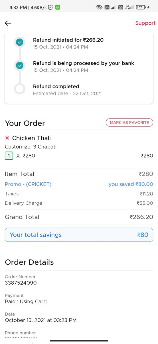 sameersraut02's tweet photo. @zomato what a pathetic service after waiting 1 hour order is cancelled. 
Dont accept orders if you cant complete it... https://t.co/fAwEGoNuB1