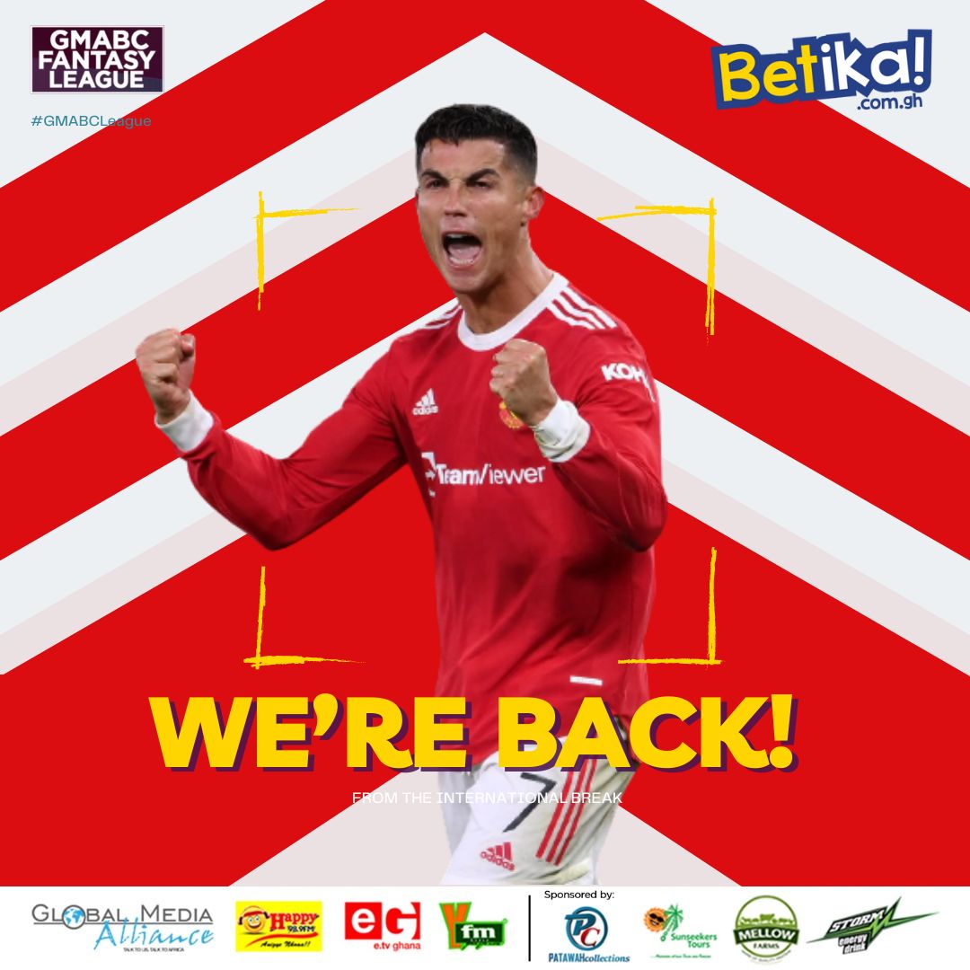#GMABCLEAGUE is back this weekend!

Powered By <a href="/Betika_gh/">Betika Gh</a>