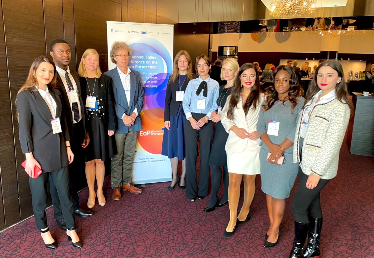 EstonianSchoolofDiplomacy🇪🇪 (@diplokool) on Twitter photo ESD students and team participated at the 7th Annual Tallinn Conference on the Eastern Partnership „The Eastern Partnership Beyond 2020: The Future Depends On What You Do Today“.
The event was organized by <a href="/MFAestonia/">Estonian MFA 🇪🇪 | 🌻 #StandWithUkraine</a>, <a href="/EuroopaKomisjon/">Euroopa Komisjon Tln</a> and the #EmbassyOfTheCzechRepublicToEstonia ESD students and team participated at the 7th Annual Tallinn Conference on the Eastern Partnership „The Eastern Partnership Beyond 2020: The Future Depends On What You Do Today“.
The event was organized by <a href="/MFAestonia/">Estonian MFA 🇪🇪 | 🌻 #StandWithUkraine</a>, <a href="/EuroopaKomisjon/">Euroopa Komisjon Tln</a> and the #EmbassyOfTheCzechRepublicToEstonia