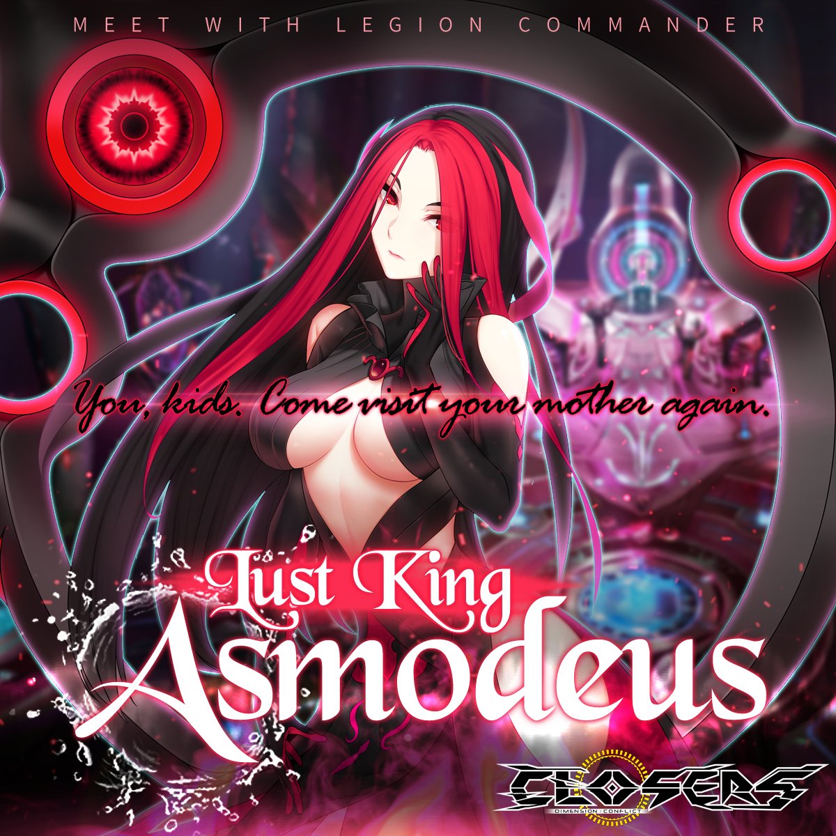 ClosersGame's tweet photo. It's time to fight against the legion of Lust King on October 20th! 💪
Defeat each phase to get Lusty Gears and receive more items from the events!
For more info, visit this link: https://t.co/mz6y5CG0xk
#LustKing #asmodeus #newupdate #closers #ClosersOnline #naddic https://t.co/kdcc31iuDu