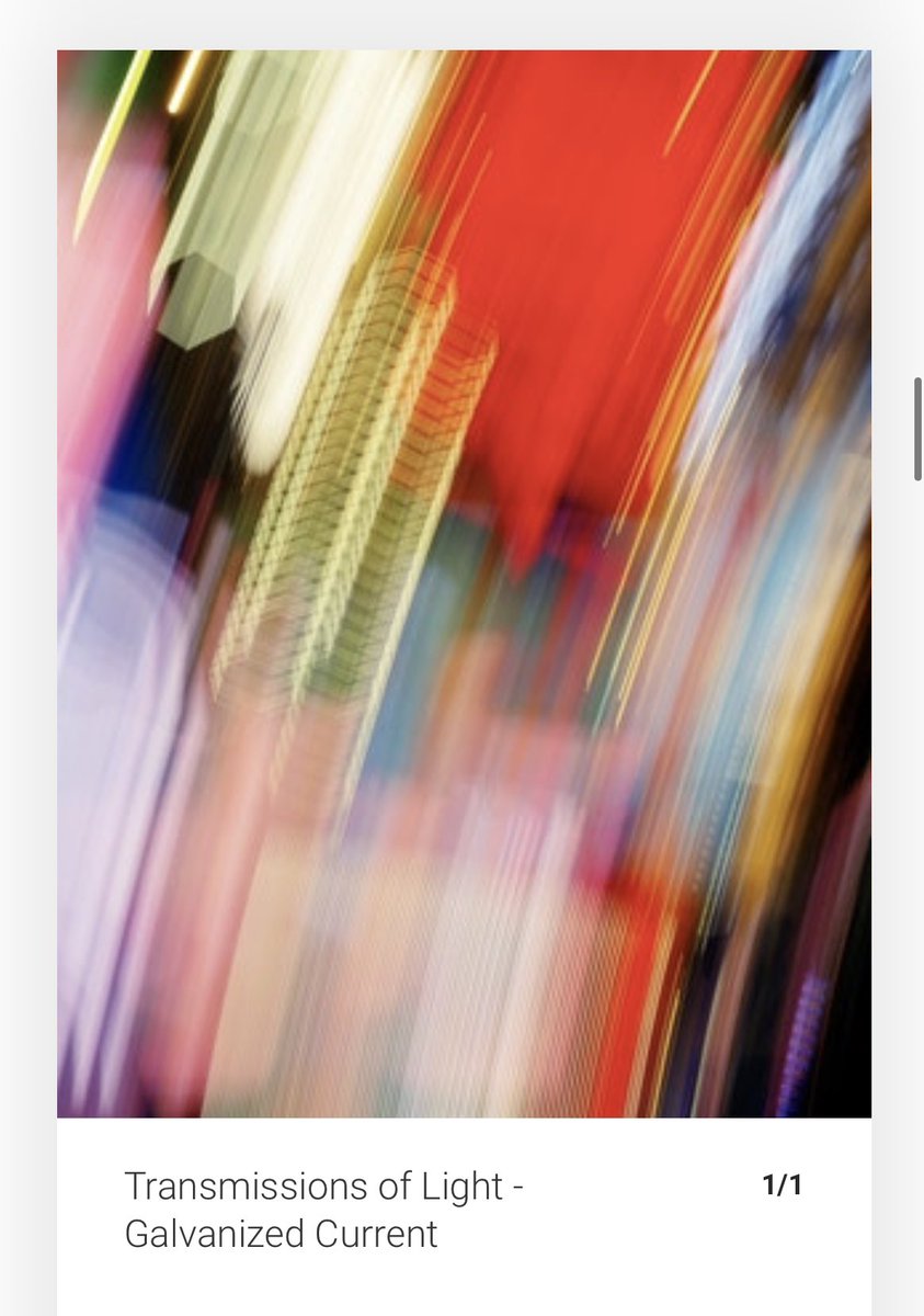 Gm! Enjoy this great example of my signature light-work photography, shot in-camera. Collected by <a href="/MattKaneArtist/">MattKane.eth 🎨</a> on my <a href="/KnownOrigin_io/">KnownOrigin.io</a> ☕️☀️🌇