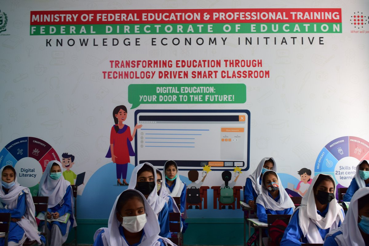 KPLearning's tweet photo. We are pleased to announce the visit of Mr Omar Abdi, @UNICEF Deputy Executive Director for Programmes, along with @UNICEF Regional Director George Laryea-Adjei and the UNICEF Representative in Pakistan, Aida Girma, to Islamabad Model School for Girls.

#knowledgeplatform #UNICEF https://t.co/S7JpSanD6t