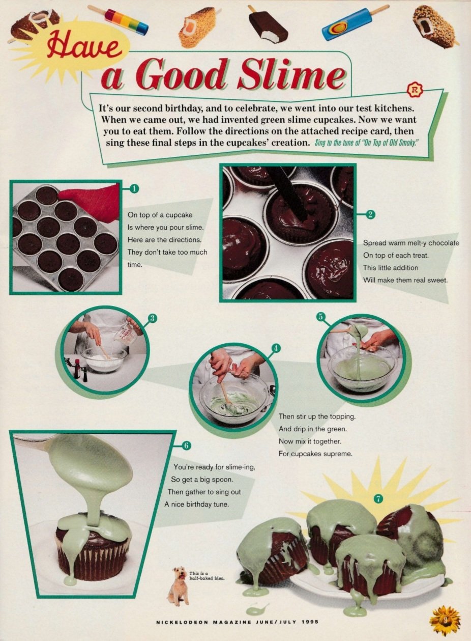 Nickelodeon Slime Recipe : r/90s_kid