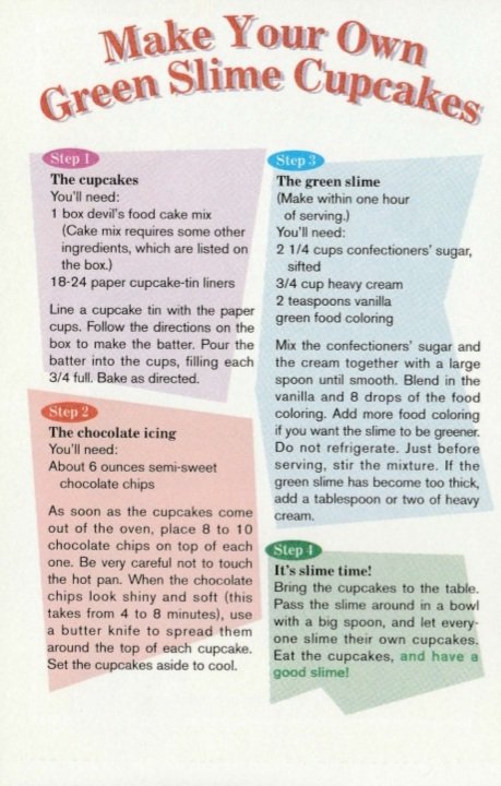 How to make your own Green Slime Cupcakes from Nickelodeon Magazine. #nickelodeon #90snickelodeon #90sNick #NickelodeonMagazine