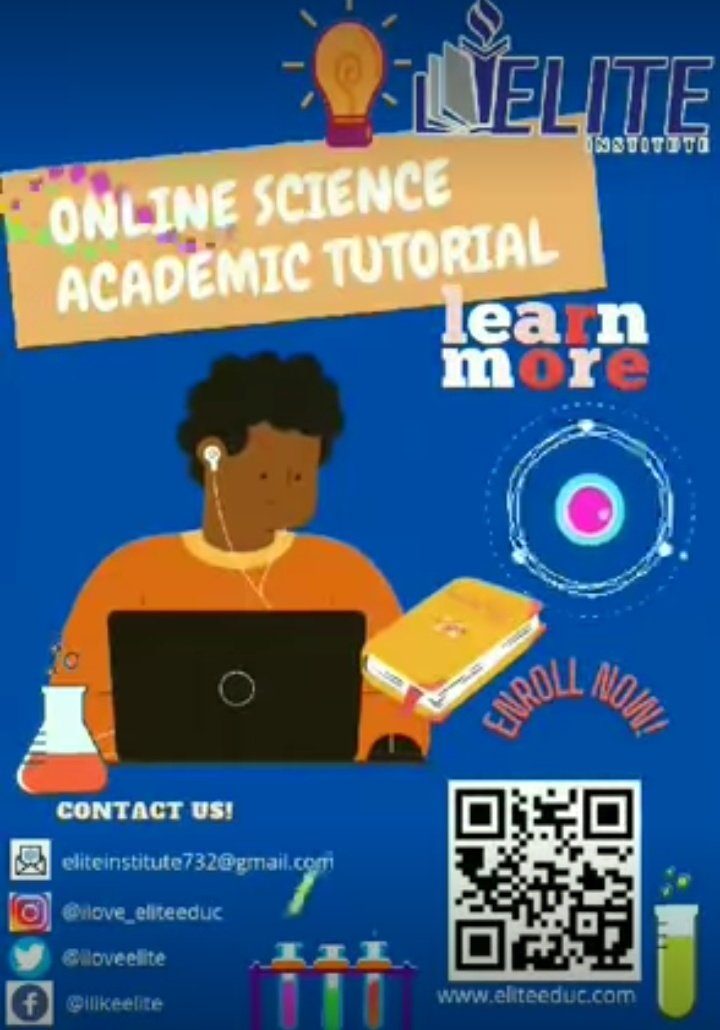 iloveelite's tweet image. Having trouble with your online classes and homework?Need help with your Science class?

 Elite Institute is here to assist you!We offer good quality and affordable program that can help your child ace his Science subject.
#academictutorial #onlinescienceclass #interactiveprogram